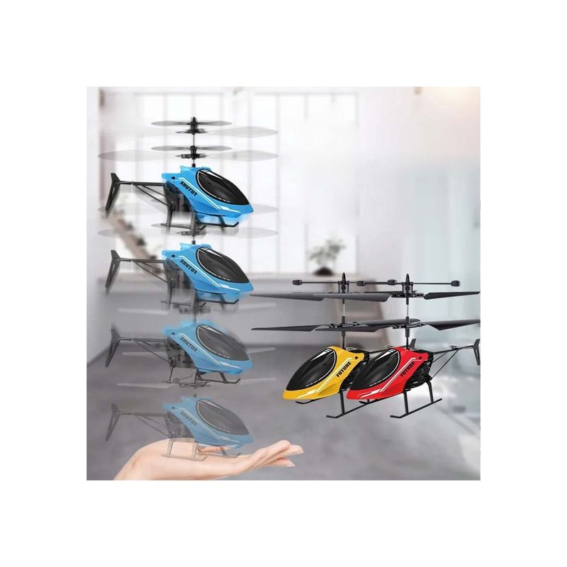 Jucarii, Copii si Bebe - Jucarii si jocuri - Vehicule si jucarii cu telecomanda - Elicoptere, avioane si nave de jucarie - Elicopter Cu Telecomanda Si Usb, Senzor De Miscare, 18 Cm - Infinity.ro