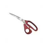 Ingrijire personala si Cosmetice - Ingrijire personala - Ingrijire par - Foarfece de tuns - Foarfeca Profesionala de Tuns, Otel Inoxidabil, Maner Curbat, 24 cm, Rosie - Infinity.ro