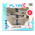 Jucarii, Copii si Bebe - Jucarii si jocuri - Vehicule si jucarii cu telecomanda - Elicoptere, avioane si nave de jucarie - Elicopter mini de jucarie, model ufo, controlabil cu mana, alb - Infinity.ro