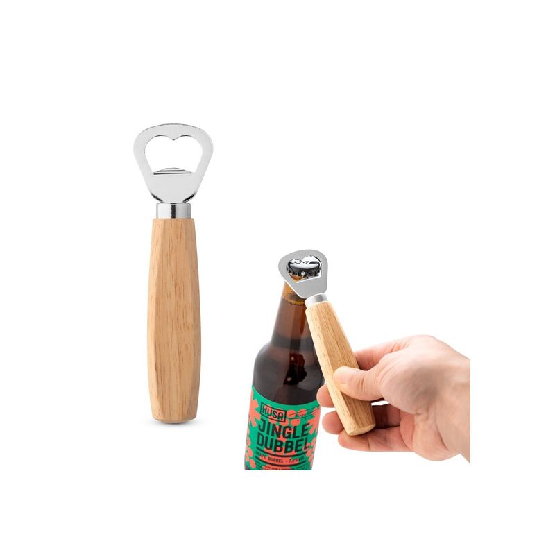 Casa si Gradina - Bucatarie si vesela - Accesorii bar - Tirbusoane si dopuri - Desfacator metalic de sticle cu maner din lemn - Infinity.ro