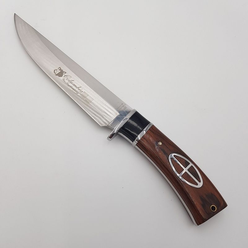 Sport si Outdoor - Camping - Cutite, bricege si accesorii - Cutite si bricege - Cutit vanatoare lama si varf ascutite, 28 cm, husa, DA65 - Infinity.ro