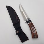 Sport si Outdoor - Camping - Cutite, bricege si accesorii - Cutite si bricege - Cutit vanatoare lama si varf ascutite, 28 cm, husa, DA65 - Infinity.ro