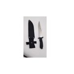 Sport si Outdoor - Camping - Cutite, bricege si accesorii - Cutite si bricege - Cutit vanatoare 34 cm, grosime 3 mm, maner garda, husa, D1 - Infinity.ro