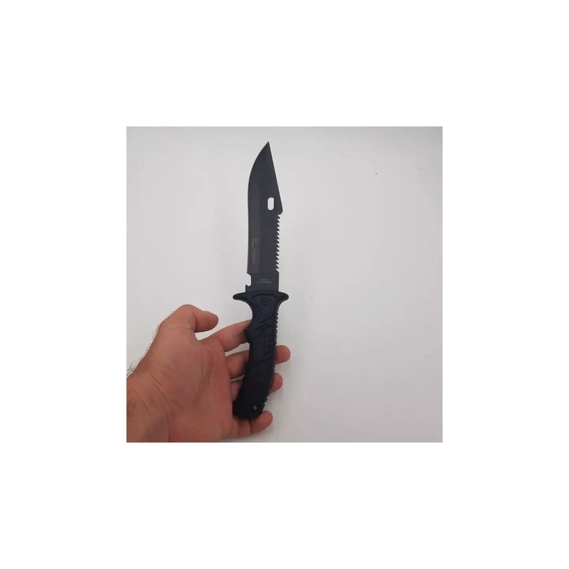 Sport si Outdoor - Camping - Cutite, bricege si accesorii - Cutite si bricege - Cutit vanatoare Columbia 31 cm, maner plastic dur, husa, D032A - Infinity.ro