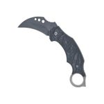 Sport si Outdoor - Camping - Cutite, bricege si accesorii - Cutite si bricege - Cutit talon, model craniu, negru, 13 cm - Infinity.ro