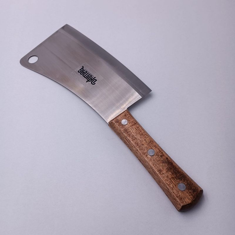 Casa si Gradina - Bucatarie si vesela - Vesela si tacamuri - Cutite si seturi de cutite - Cutit Tip Satar Pentru Transat si Feliat, Lama Curbata, Otel, Maner Lemn, 37 cm - Infinity.ro