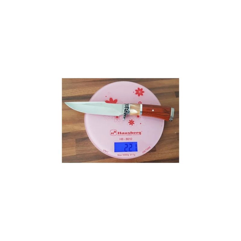 Sport si Outdoor - Camping - Cutite, bricege si accesorii - Cutite si bricege - Cutit vanatoare Columbia 27 cm, maner imitatie os, husa, K315 - Infinity.ro