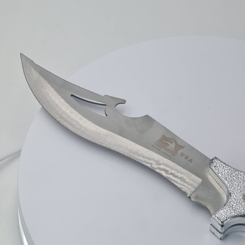 Sport si Outdoor - Camping - Cutite, bricege si accesorii - Cutite si bricege - Cutit tip baioneta, model camuflaj, 30 x 4 cm, husa - Infinity.ro