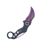 Sport si Outdoor - Camping - Cutite, bricege si accesorii - Cutite si bricege - Cutit Talon, model Galaxie,Deschidere buton, Prindere Curea, 19cm - Infinity.ro