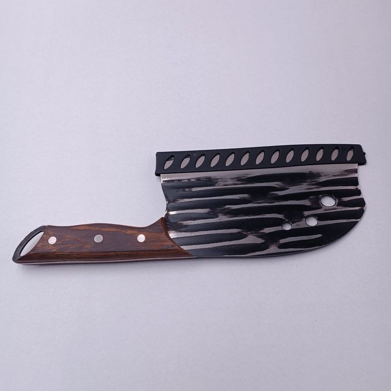 Sport si Outdoor - Camping - Cutite, bricege si accesorii - Cutite si bricege - Cutit Satar Pentru Transat si Feliat, Lama Forjata, Maner Lemn, Agatatoare, 29 cm - Infinity.ro