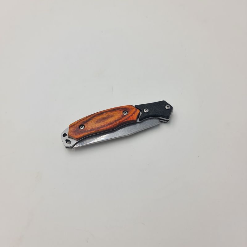 Sport si Outdoor - Camping - Cutite, bricege si accesorii - Cutite si bricege - Cutit Maner Lemn, Briceag, 15 cm - Infinity.ro