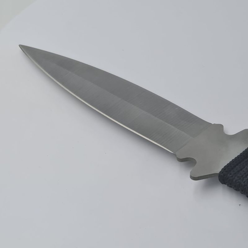 Sport si Outdoor - Camping - Cutite, bricege si accesorii - Cutite si bricege - Cutit ninja de aruncat la tinta, negru, dinamic, snur - Infinity.ro