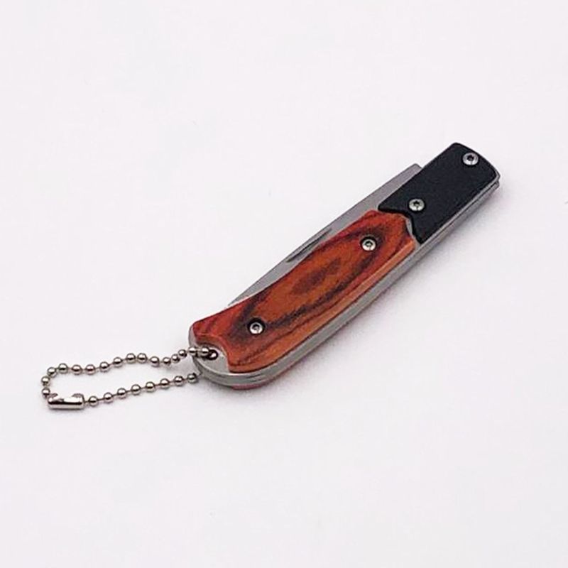 Sport si Outdoor - Camping - Cutite, bricege si accesorii - Cutite si bricege - Cutit Maner Lemn, 15.5 cm - Infinity.ro