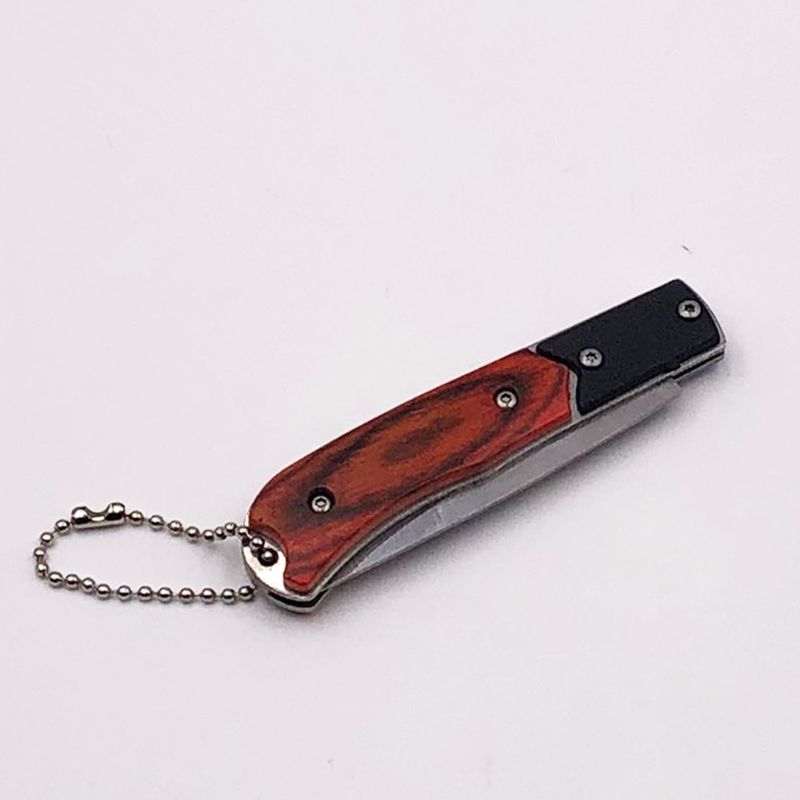 Sport si Outdoor - Camping - Cutite, bricege si accesorii - Cutite si bricege - Cutit Maner Lemn, 15.5 cm - Infinity.ro