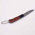 Sport si Outdoor - Camping - Cutite, bricege si accesorii - Cutite si bricege - Cutit Maner Lemn, 15.5 cm - Infinity.ro