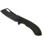 Sport si Outdoor - Camping - Cutite, bricege si accesorii - Cutite si bricege - Cutit Pliabil cu Lama Dreapta, Maner Aderent, Prindere Curea, 20 cm, Verde - Infinity.ro