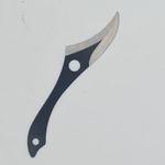 Sport si Outdoor - Camping - Cutite, bricege si accesorii - Cutite si bricege - Cutit Ninja de Aruncat in Copaci, Curbat, 18cm, Negru - Infinity.ro