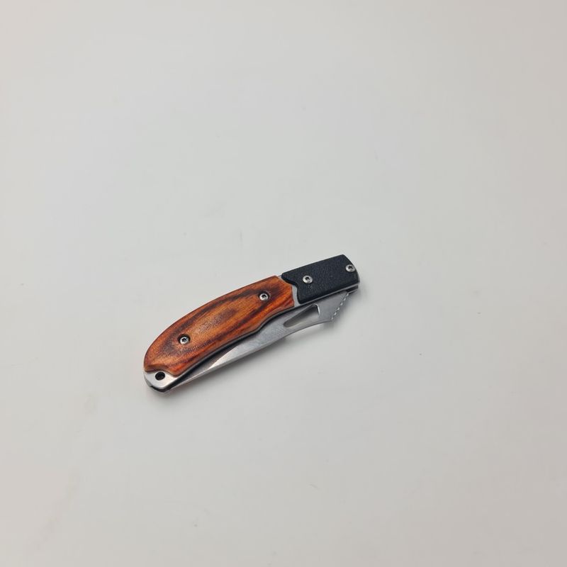 Sport si Outdoor - Camping - Cutite, bricege si accesorii - Cutite si bricege - Cutit Maner Lemn, Briceag, 16 cm - Infinity.ro