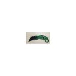 Sport si Outdoor - Camping - Cutite, bricege si accesorii - Cutite si bricege - Cutit Karambit Columbia celtic skull verde claw knife - Infinity.ro