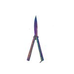Sport si Outdoor - Camping - Cutite, bricege si accesorii - Cutite si bricege - Cutit fluture, Butterfly, Balisong 21.50 cm, fade clasic - Infinity.ro
