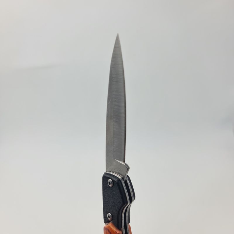 Sport si Outdoor - Camping - Cutite, bricege si accesorii - Cutite si bricege - Cutit Maner Lemn, Briceag, 155 mm - Infinity.ro