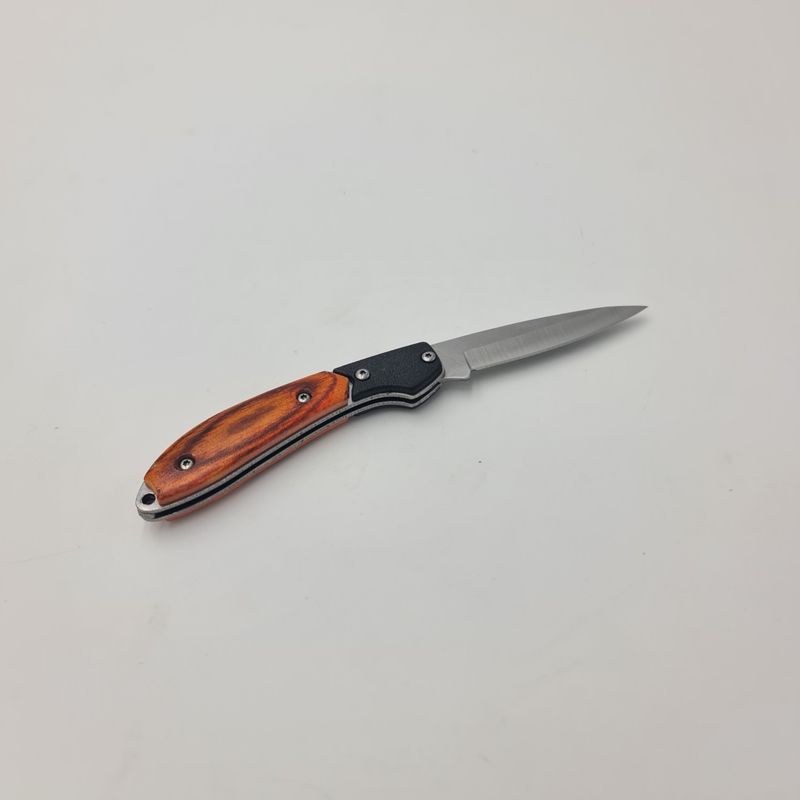 Sport si Outdoor - Camping - Cutite, bricege si accesorii - Cutite si bricege - Cutit Maner Lemn, Briceag, 155 mm - Infinity.ro