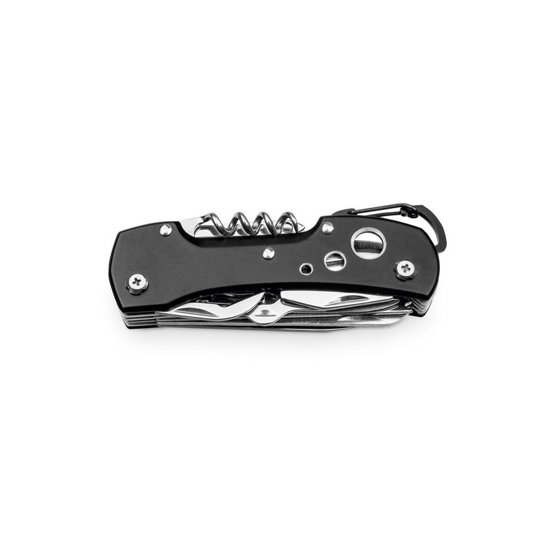 Sport si Outdoor - Camping - Cutite, bricege si accesorii - Cutite si bricege - Cutit multifunctional de buzunar din otel inoxidabil, 12 functii, 89 x 16 x 32 mm - Infinity.ro