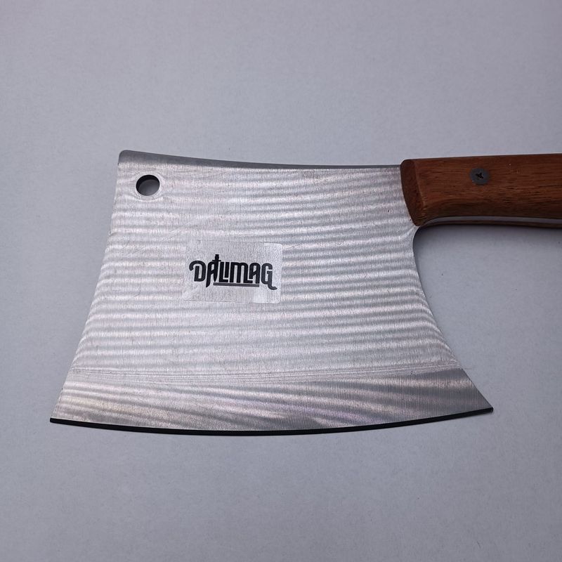 Sport si Outdoor - Camping - Cutite, bricege si accesorii - Cutite si bricege - Cutit Forjat Pentru Macelarie, Satar, Agatatoare, Otel, Maner Lemn, 32 cm - Infinity.ro