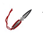 Sport si Outdoor - Camping - Cutite, bricege si accesorii - Cutite si bricege - Cutit ninja de aruncat in copaci,18 cm, rosu - Infinity.ro
