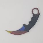 Sport si Outdoor - Camping - Cutite, bricege si accesorii - Cutite si bricege - Cutit Karambit steel cu teaca si snur de agatat, multicolor - Infinity.ro