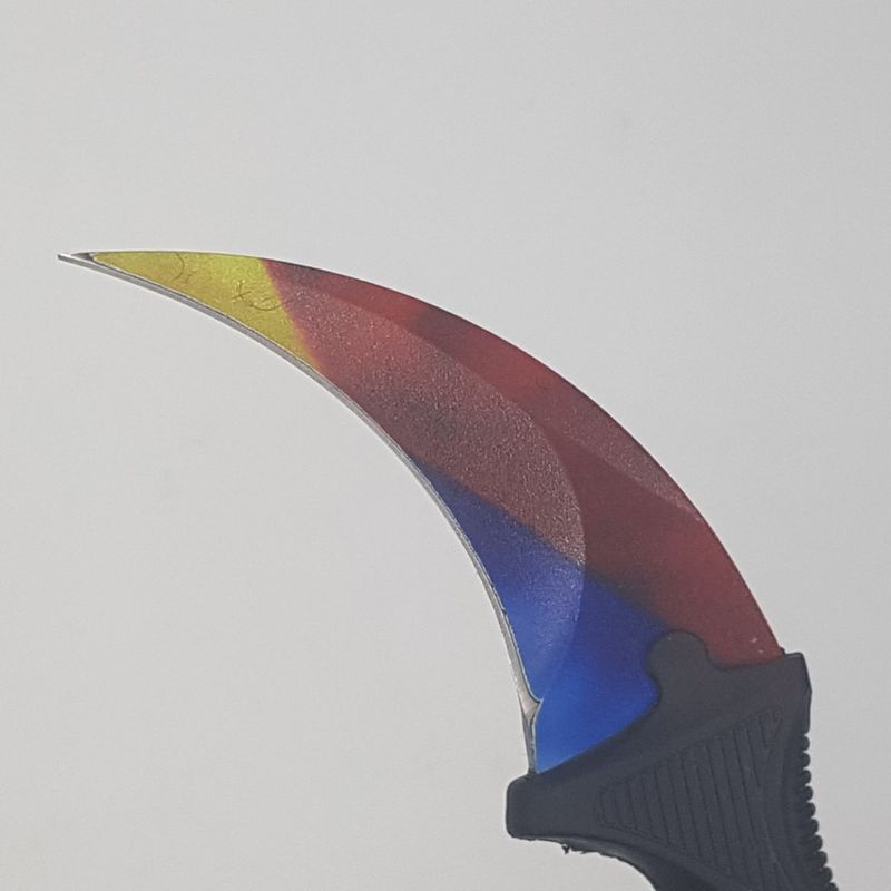 Sport si Outdoor - Camping - Cutite, bricege si accesorii - Cutite si bricege - Cutit Karambit steel cu teaca si snur de agatat, multicolor - Infinity.ro