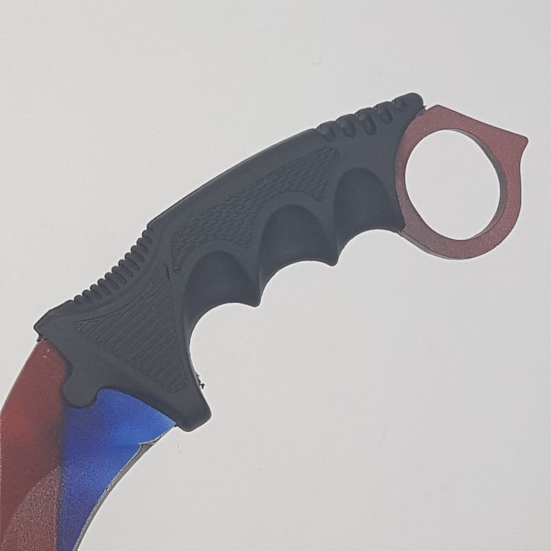 Sport si Outdoor - Camping - Cutite, bricege si accesorii - Cutite si bricege - Cutit Karambit steel cu teaca si snur de agatat, multicolor - Infinity.ro