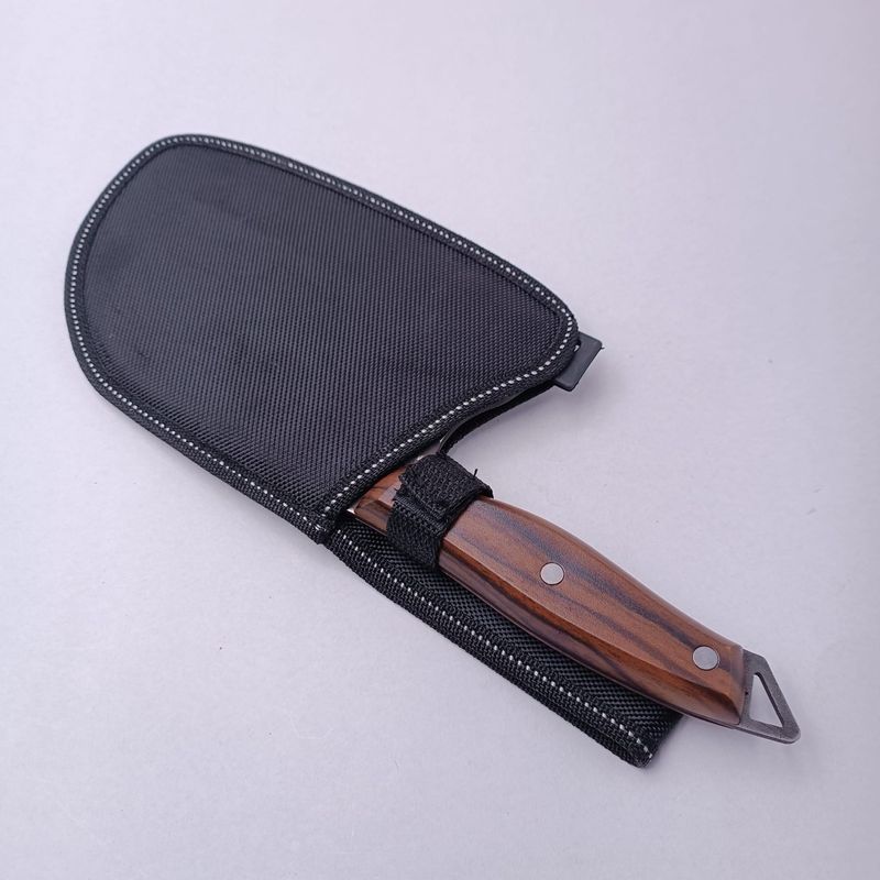 Sport si Outdoor - Camping - Cutite, bricege si accesorii - Cutite si bricege - Cutit Forjat Pentru Macelarie, Satar,  Protectie Lama, Husa, Agatatoare, 31 cm - Infinity.ro