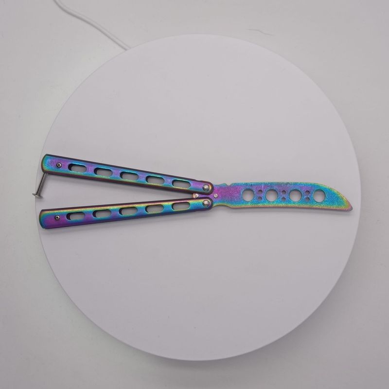 Sport si Outdoor - Camping - Cutite, bricege si accesorii - Cutite si bricege - Cutit fluture, Butterfly,  fara tais, model dinamic, fade, 26 cm - Infinity.ro