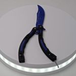 Sport si Outdoor - Camping - Cutite, bricege si accesorii - Cutite si bricege - Cutit fluture, Butterfly,  fara tais, model fulger, curbat, 26 cm - Infinity.ro