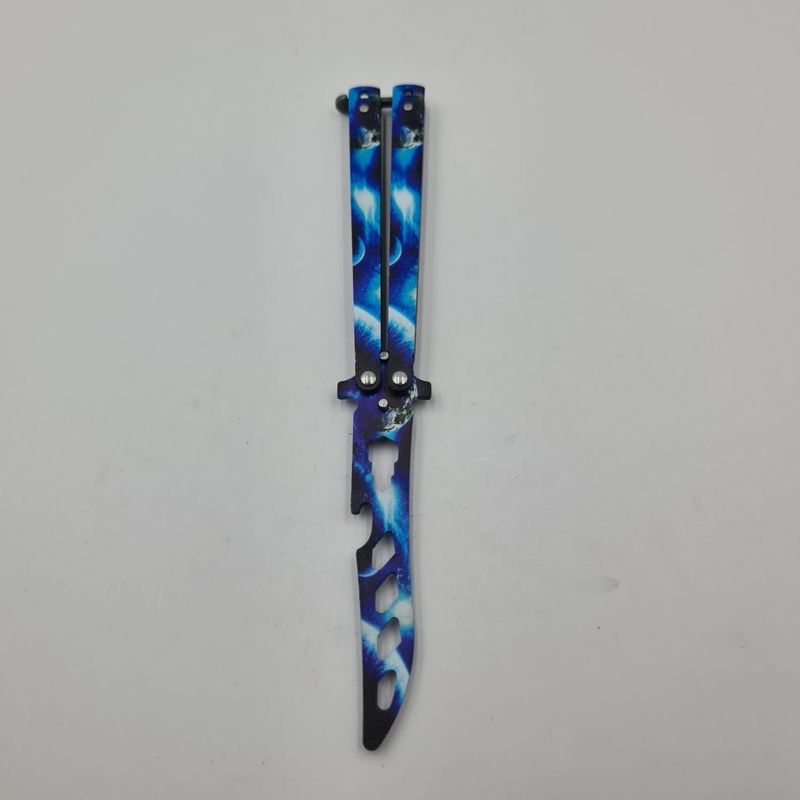 Sport si Outdoor - Camping - Cutite, bricege si accesorii - Cutite si bricege - Cutit Fluture Fara Tais, Desfacator Sticle, Chei Reglabile, 23 cm - Infinity.ro