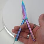 Sport si Outdoor - Camping - Cutite, bricege si accesorii - Cutite si bricege - Cutit fluture, Butterfly,  cu tais, model dinamic, fade, 16 cm - Infinity.ro