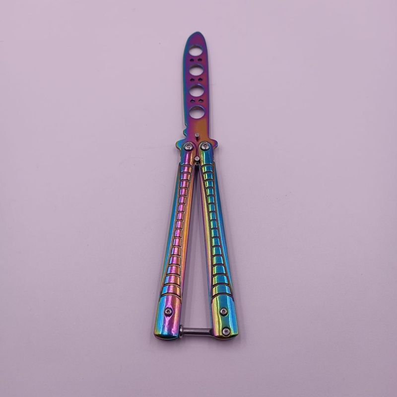 Sport si Outdoor - Camping - Cutite, bricege si accesorii - Cutite si bricege - Cutit Fluture Pentru Antrenament, Model Crocodil, Fade, 22 cm - Infinity.ro