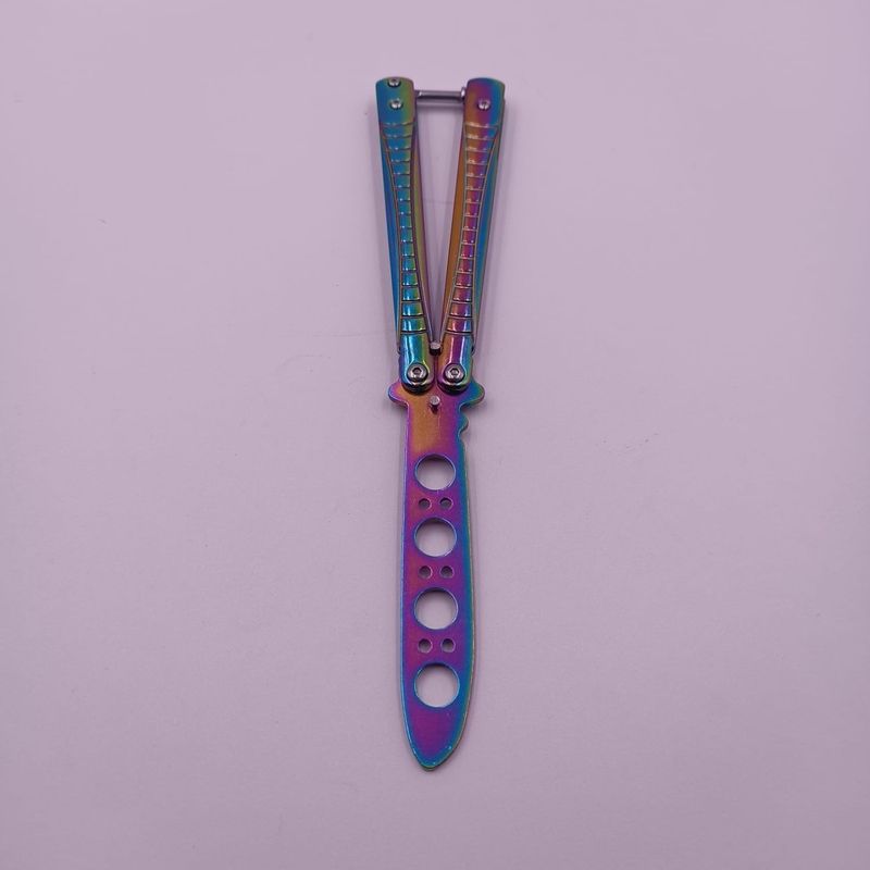 Sport si Outdoor - Camping - Cutite, bricege si accesorii - Cutite si bricege - Cutit Fluture Pentru Antrenament, Model Crocodil, Fade, 22 cm - Infinity.ro