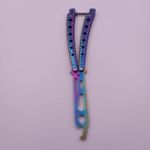 Sport si Outdoor - Camping - Cutite, bricege si accesorii - Cutite si bricege - Cutit Fluture Pentru Antrenament, Curbat, Fade, Desfacator, 23 cm - Infinity.ro