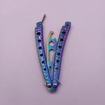 Sport si Outdoor - Camping - Cutite, bricege si accesorii - Cutite si bricege - Cutit Fluture Pentru Antrenament, Curbat, Fade, Desfacator, 23 cm - Infinity.ro