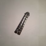 Sport si Outdoor - Camping - Cutite, bricege si accesorii - Cutite si bricege - Cutit fluture Butterfly, Balisong 22 cm, grii, antrenament, - Infinity.ro