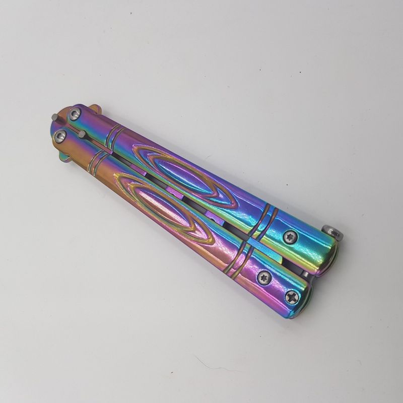 Sport si Outdoor - Camping - Cutite, bricege si accesorii - Cutite si bricege - Cutit fluture antrenament, Butterfly, Balisong, fade - Infinity.ro