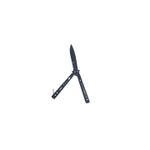Sport si Outdoor - Camping - Cutite, bricege si accesorii - Cutite si bricege - Cutit fluture briceag negru cercuri decupate n2 - Infinity.ro