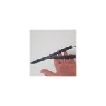 Sport si Outdoor - Camping - Cutite, bricege si accesorii - Cutite si bricege - Cutit fluture briceag negru cercuri decupate n2 - Infinity.ro