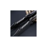 Sport si Outdoor - Camping - Cutite, bricege si accesorii - Cutite si bricege - Cutit de Vanatoare cu Lama Zimtata Din Otel, Maner De Lemn, 24 cm - Infinity.ro