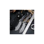 Sport si Outdoor - Camping - Cutite, bricege si accesorii - Cutite si bricege - Cutit de Vanatoare cu Lama Zimtata Din Otel, Maner De Lemn, 24 cm - Infinity.ro