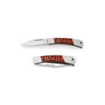 Sport si Outdoor - Camping - Cutite, bricege si accesorii - Cutite si bricege - Cutit de buzunar din otel inoxidabil si lemn, 110 x 19 x 30 mm - Infinity.ro