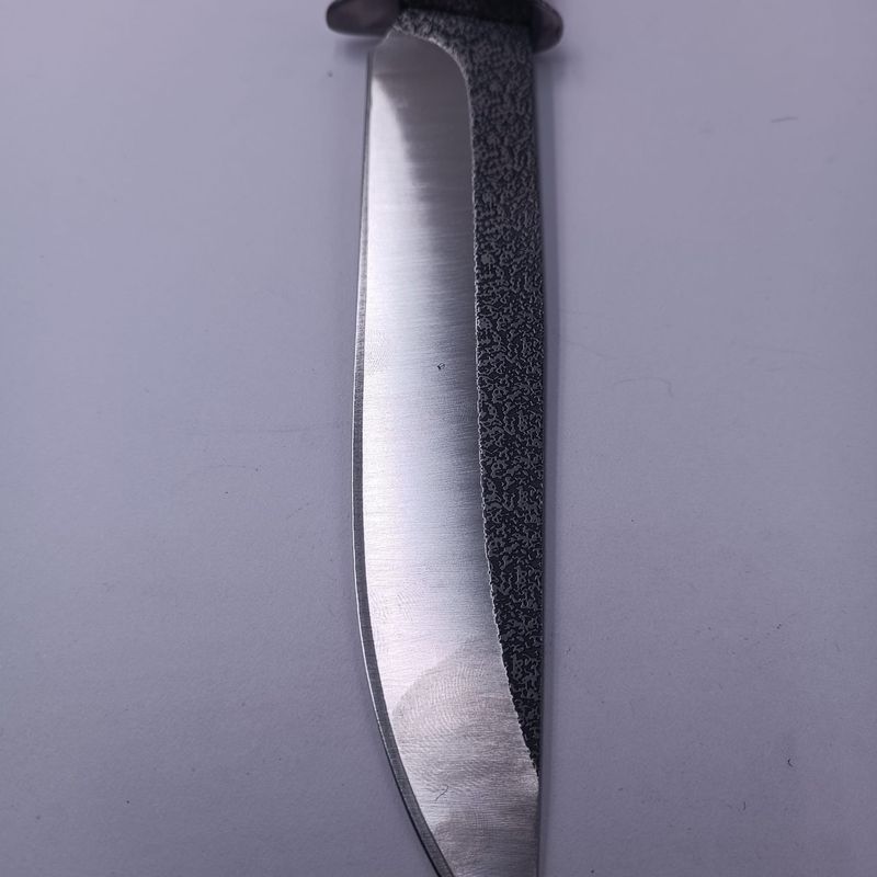 Sport si Outdoor - Camping - Cutite, bricege si accesorii - Cutite si bricege - Cutit de Vanatoare, Model Scoarta, Otel Inoxidabil, Husa Material Textil, 31 cm - Infinity.ro