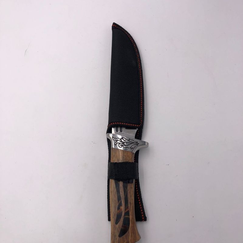 Sport si Outdoor - Camping - Cutite, bricege si accesorii - Cutite si bricege - Cutit Columbia, Model A052-2, Maner Lemn, 29 cm - Infinity.ro